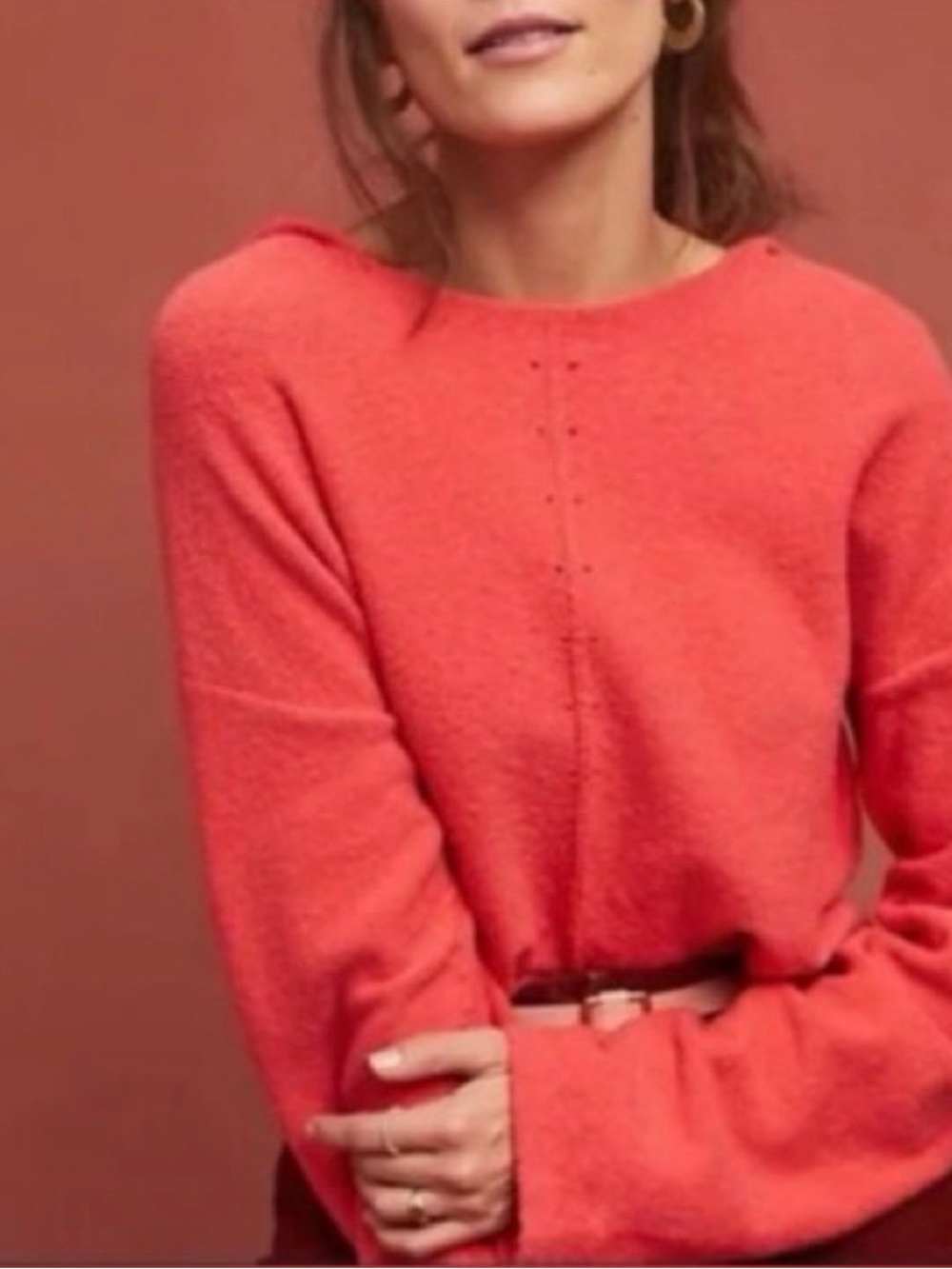 Anthropologie Moth Zurich Crewneck hooded Sweater